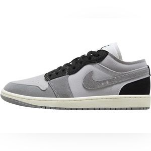 Men's Nike Jordan 1 Low SE Craft Tech Grey/Black-Cement Grey- 11.5 BRAND NEW BOX